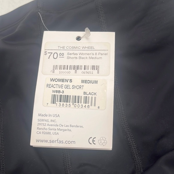 Serfas eight panel reactive gel touring shorts - Picture 3 of 5